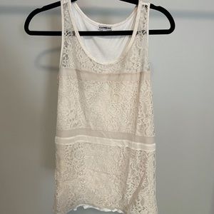 EXPRESS LACE TANK